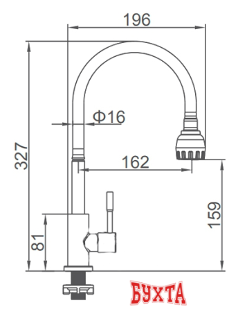 Кран Ledeme L74295