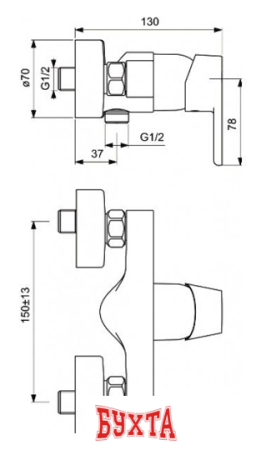 Смеситель Ideal Standard Vito B0411AA