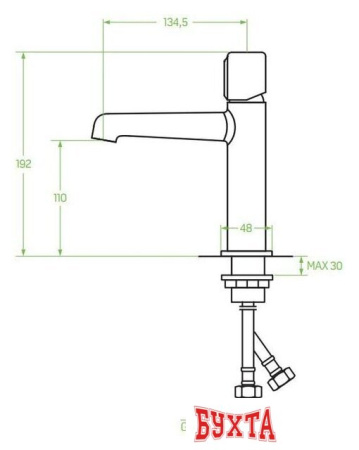 Смеситель Laveo Pretto BAO 022D