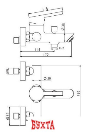 Смеситель Esko London LD 54