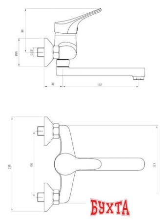 Смеситель Deante Joko BOJ 050M