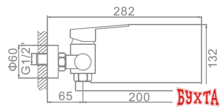 Смеситель Ledeme L74603