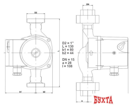 Циркуляционный насос IMP Pumps SAN 15/40-130 (979521765)