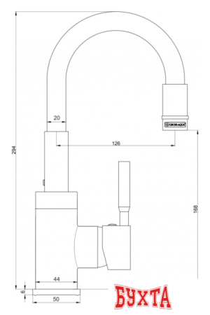 Смеситель Gross Aqua ColorFlex 3241508B