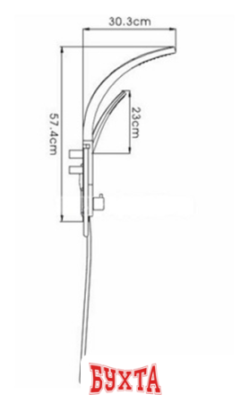 Душевая система  Ledeme L2405F