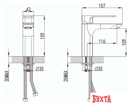 Смеситель IDDIS Slide SLISB00i01 (хром)