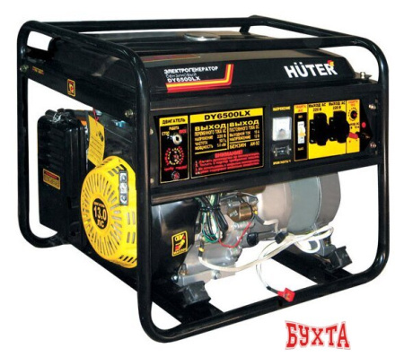 Бензиновый генератор Huter DY6500LX