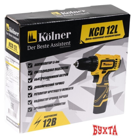 Дрель-шуруповерт Kolner KCD 12L