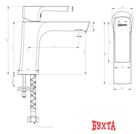 Смеситель Lemark Ursus LM7206BL