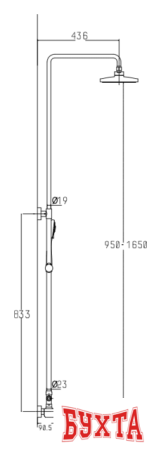 Душевая система  Kaiser 68182