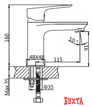 Смеситель AV Engineering AVHAN1-A272