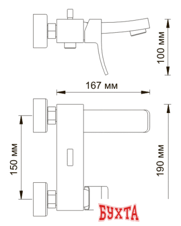 Смеситель Wasserkraft Aller White 1061