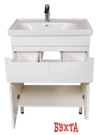 Мебель для ванных комнат Аква Родос Тумба Омега 70 АР0001423 под умывальник Como 70 (белый)