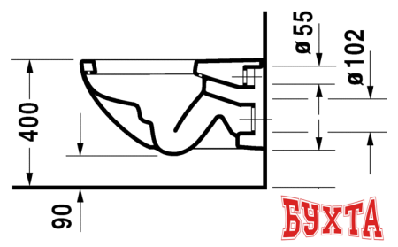 Унитаз Duravit Architec 254609