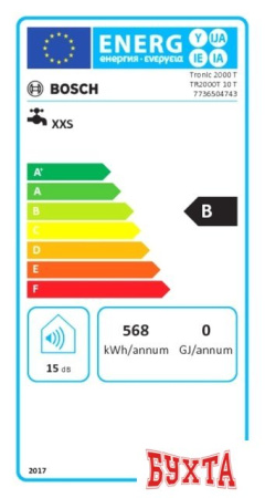 Накопительный электрический водонагреватель под мойку Bosch TR2000T 10 T 7736504743