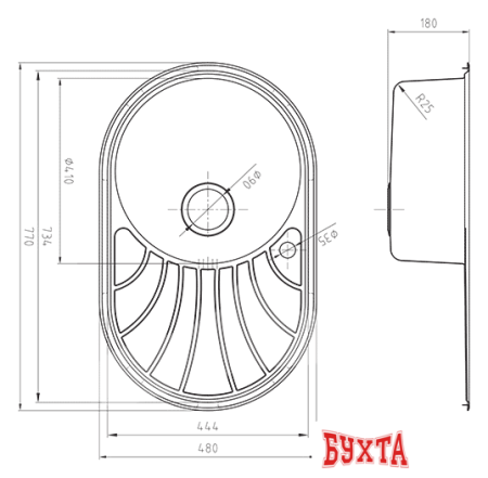 Кухонная мойка IDDIS Suno SUN77SLi77