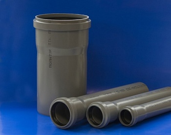 Политэк, канализация, Труба с раструбом 110х2,2х1000 (EASY PIPE) , стр. пр. Россия