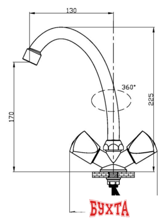 Смеситель РМС SL119-271