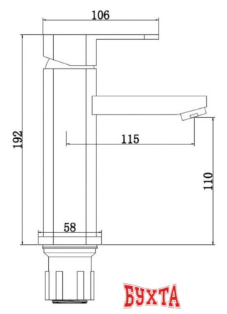 Смеситель Zollen Damp DA53215211