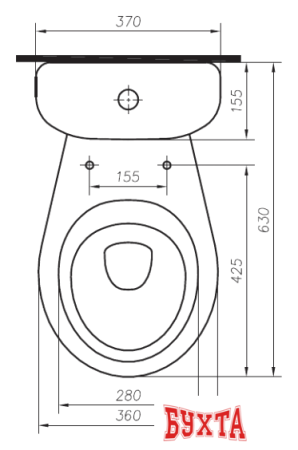 Унитаз Colombo Вектор Плюс (S16990500)