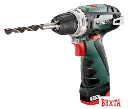 Дрель-шуруповерт Metabo PowerMaxx BS Basic 600984500 (с 2-мя АКБ, кейс)