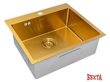 Кухонная мойка ZorG ZRN 5055 Nano PVD Gold