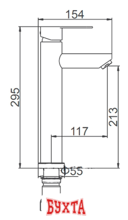 Смеситель Ledeme L71103