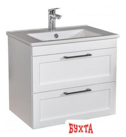 Мебель для ванных комнат Аква Родос Тумба Инари 65 ОР0003045 с умывальником Arte 65 (белый)