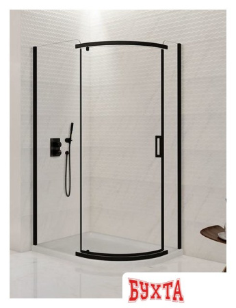 Душевой уголок NEW TRENDY New Komfort Black 100x80 K-0470