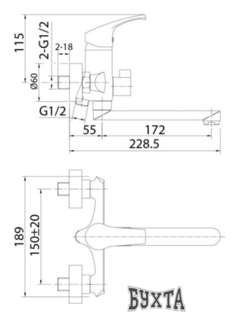 Смеситель Milardo Sterm STESB02M02