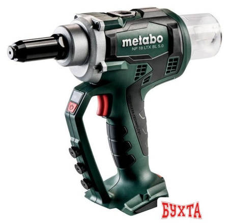 Заклепочник Metabo NP 18 LTX BL 5.0 619002840 (без АКБ, кейс)