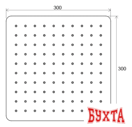 Верхний душ Ravak 982.00 [X07P016]