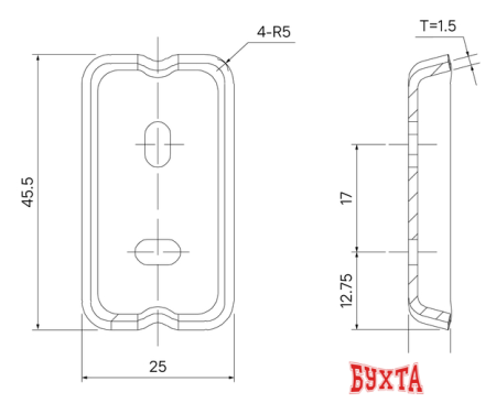 Стакан для зубной щетки и пасты IDDIS Slide SLISCG1i45