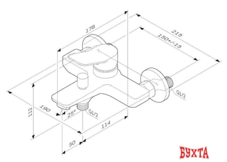 Смеситель AM.PM X-Joy F85A10022