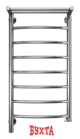 Полотенцесушитель TERMINUS Классик П8 400x850 с полкой бп электро (хром)