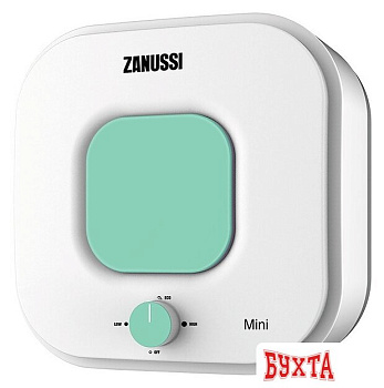 Накопительный электрический водонагреватель под мойку Zanussi ZWH/S 15 Mini U (зеленый)