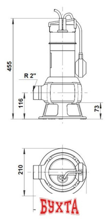 Дренажный насос Grundfos Unilift AP 50B.50.08.A1.V