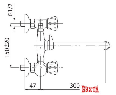 Смеситель Ferro Standard BST11A