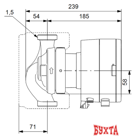 Циркуляционный насос Grundfos Magna3 25-40