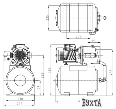 Насосная станция Pumpman ATJET100