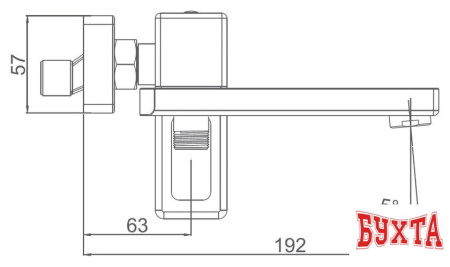 Смеситель Gappo G3217-9