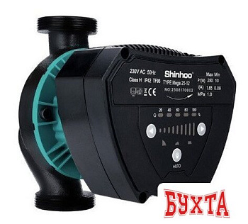 Циркуляционный насос Shinhoo Mega 25-12 (с гайками)