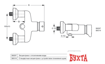 Смеситель Ideal Standard CeraPlus B8297AA