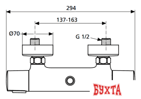 Смеситель Ideal Standard CeraTherm A 4639 AA