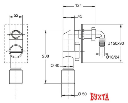 Сифон Bonomini 3200EC50B9