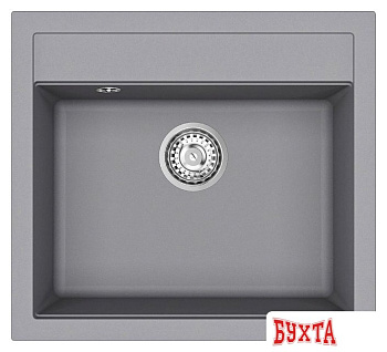 Кухонная мойка Aquasanita Rock SQR 101 202 AW (алюметаллик)