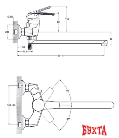 Смеситель Solone SIT7-A182