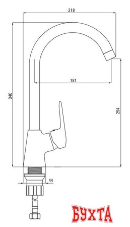 Смеситель Deante Boro BMO 062M