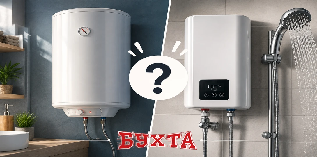 Как выбрать водонагреватель: накопительный или проточный?
