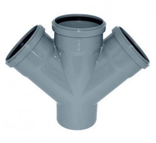 Политэк, канализация, Крестовина однопл. 110х110х110/45, стр. пр. Россия